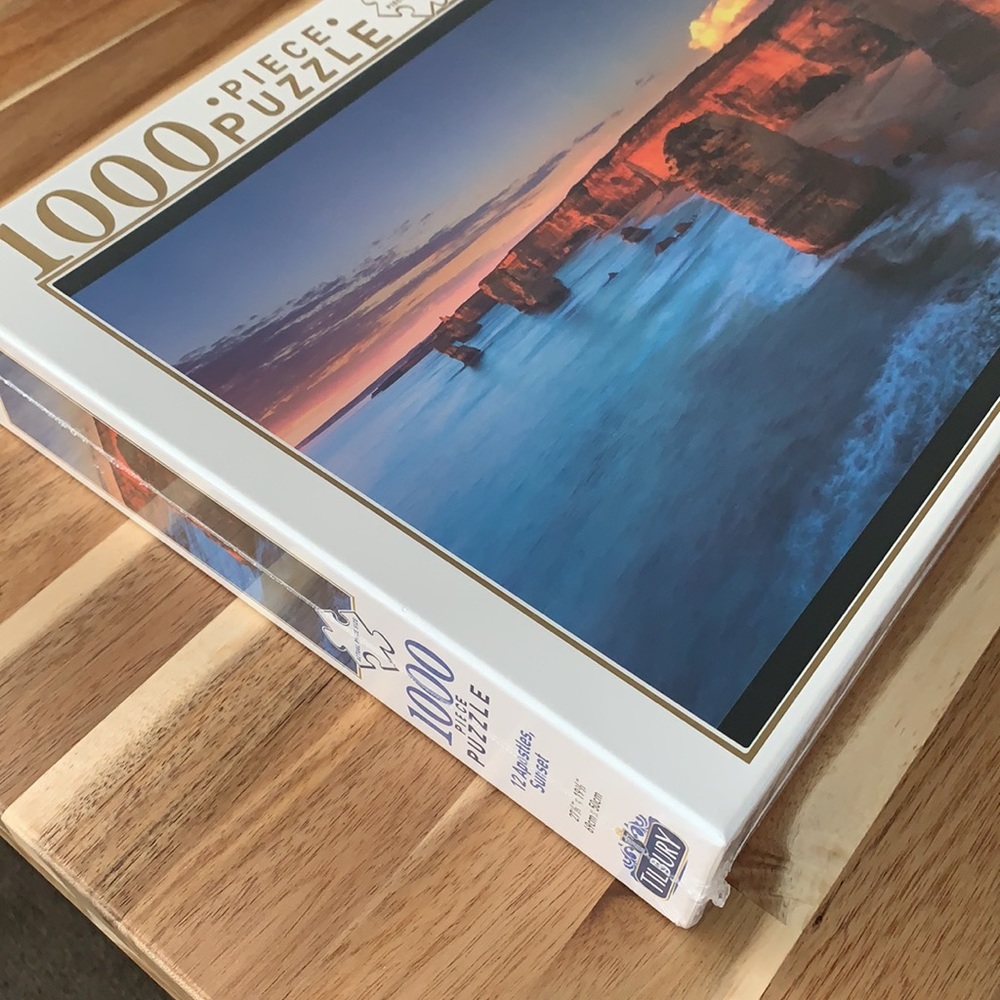 Christmas Gift Wrapped Puzzle 1000 piece 12 Apostles Sunset - Picture 2 of 3